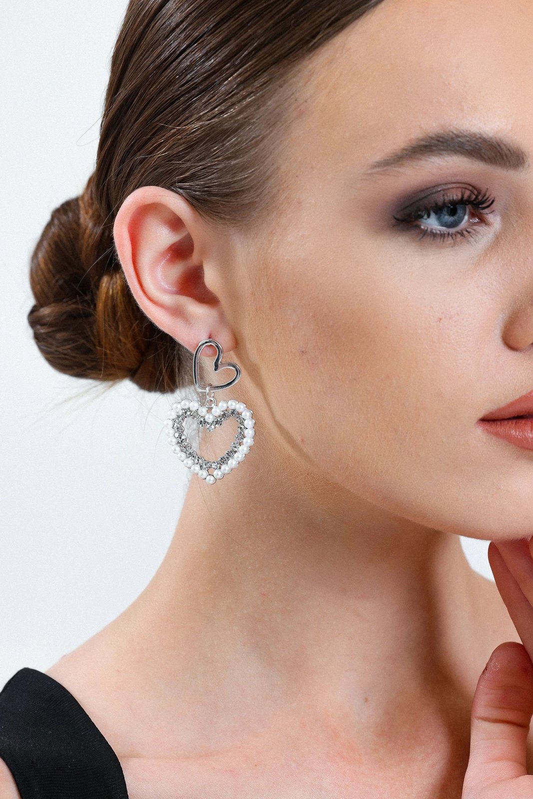 Vathë argjendi Jumeon, model zemër, Gms-Klpincislnt