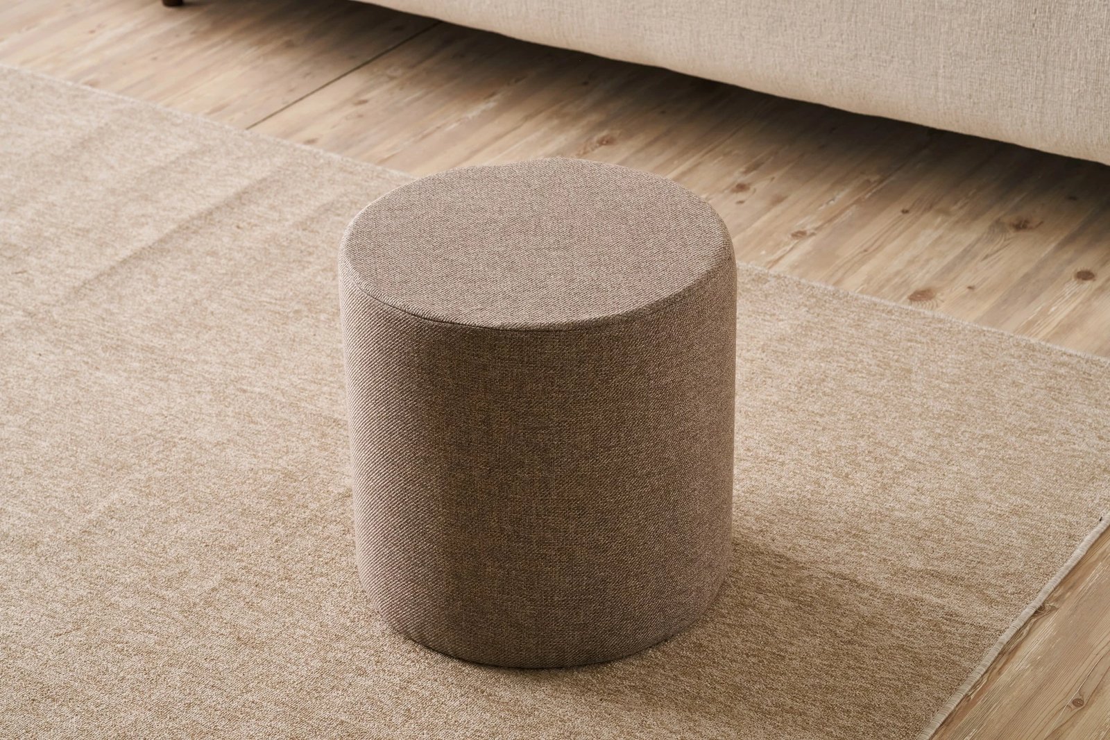 Puf Atelier del Sofa, Bitez, ngjyrë kafe