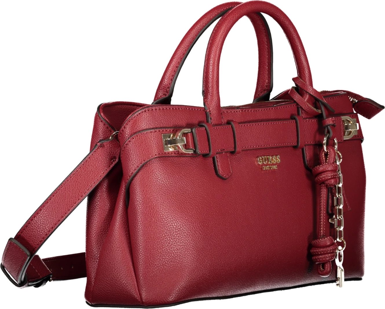 Çantë GUESS JEANS Gregoria për femra, kuqe