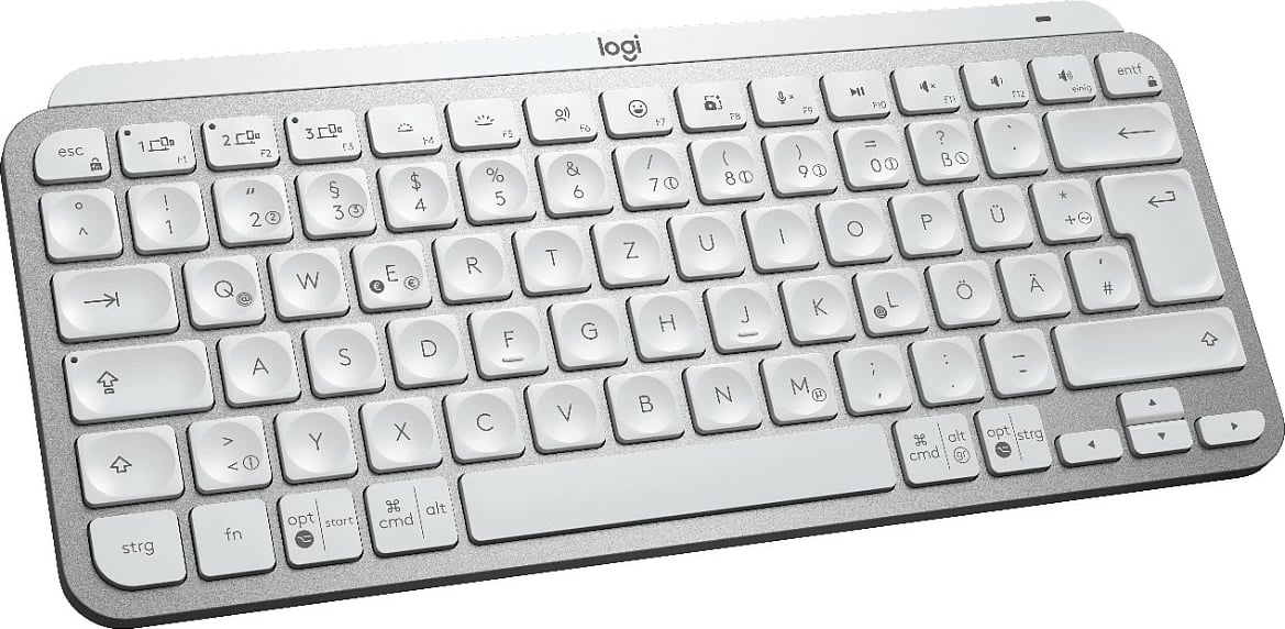 Tastierë wireless Logitech MX Keys Mini, QWERTZ, LED, gri