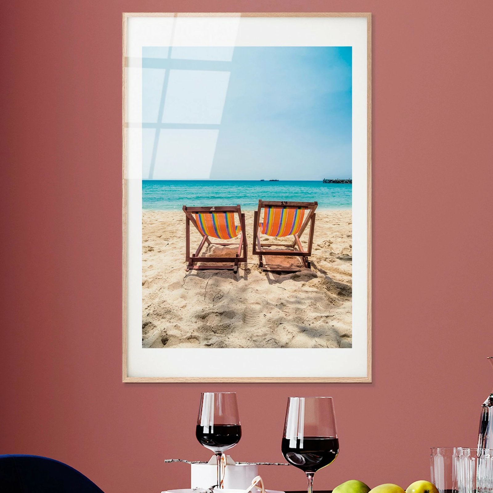 Pikturë dekorative prej xhami të temperuar, Wallity UV-1048, 30x45cm