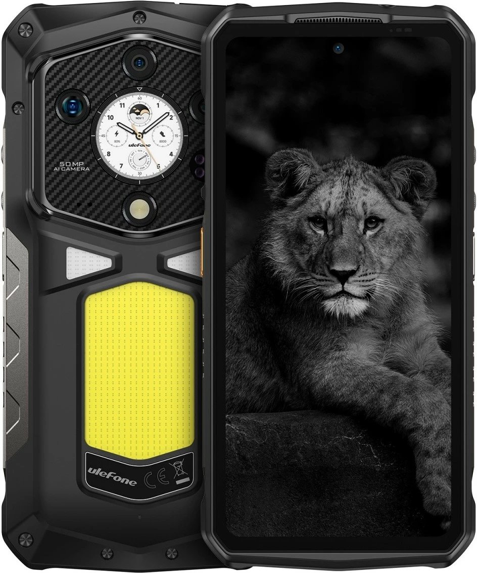 Celular Ulefone Armor 29 Pro 5G, 16GB/512GB, ekran 6.67" AMOLED 120Hz, bateri 21200 mAh, IP68/IP69K MIL-STD-810H, Android 15, e zezë