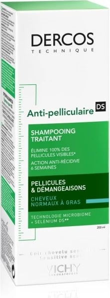 Shampon Vichy Dercos Anti Dandruff për flokë të yndyrshëm 200ml