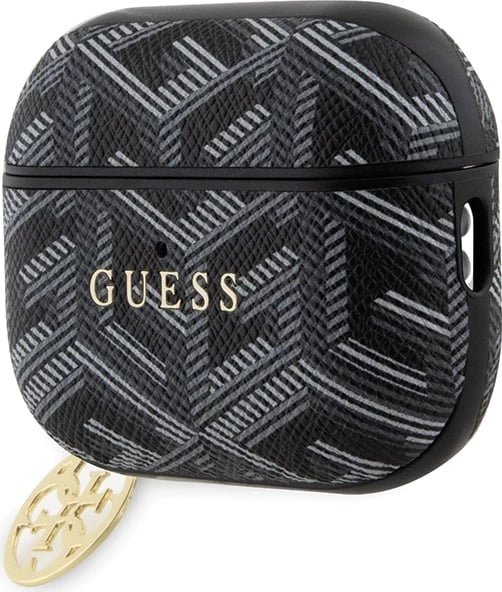Mbështjellës Guess GCube Charm për AirPods Pro 2, i zi