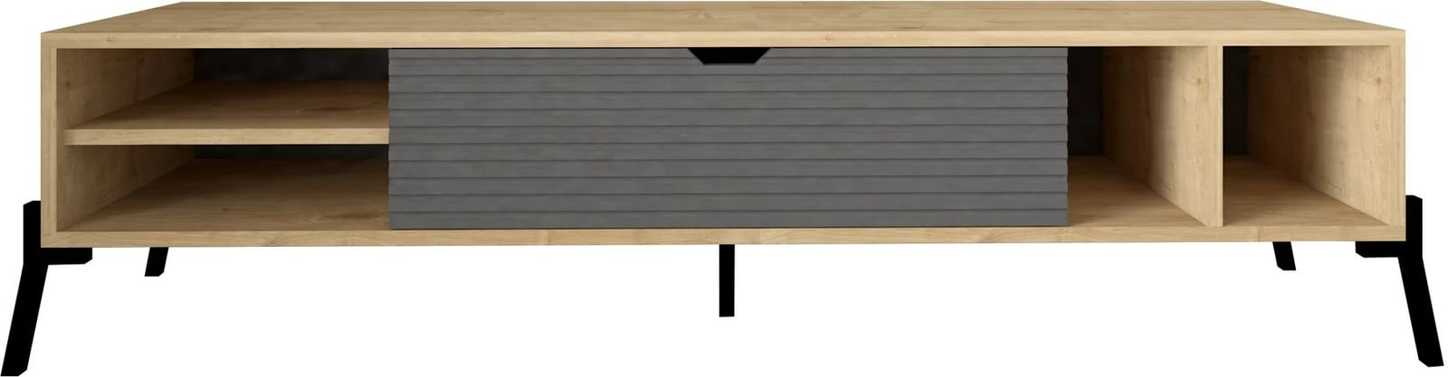 Set mobiljesh për dhomë dite, Ponuse, ngjyrë lis safir dhe antracit