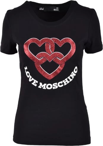 Maicë për femra Love Moschino, e zezë