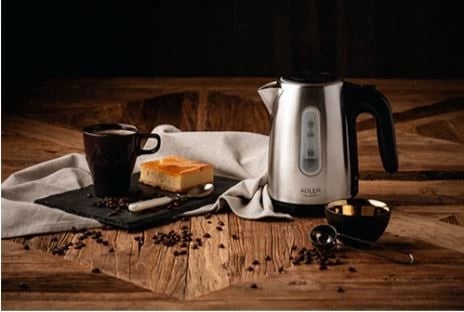 Ibrik elektrik Adler AD 1273, 1L, inox
