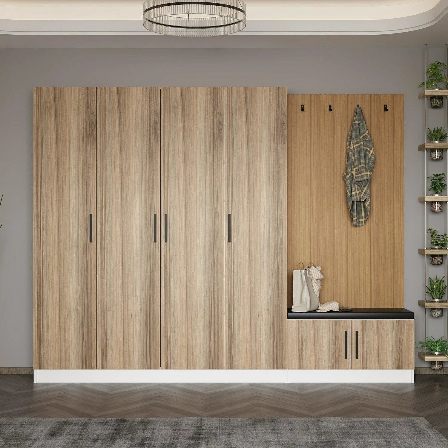 Stendë për korridor, ngjyrë arre, Skye Decor, Noah - 8303