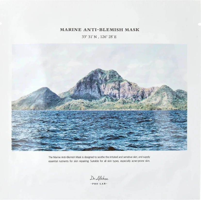 Maskë për fytyrë për femra Dr. Althea Marine Anti-Blemish Mask, 5 copë