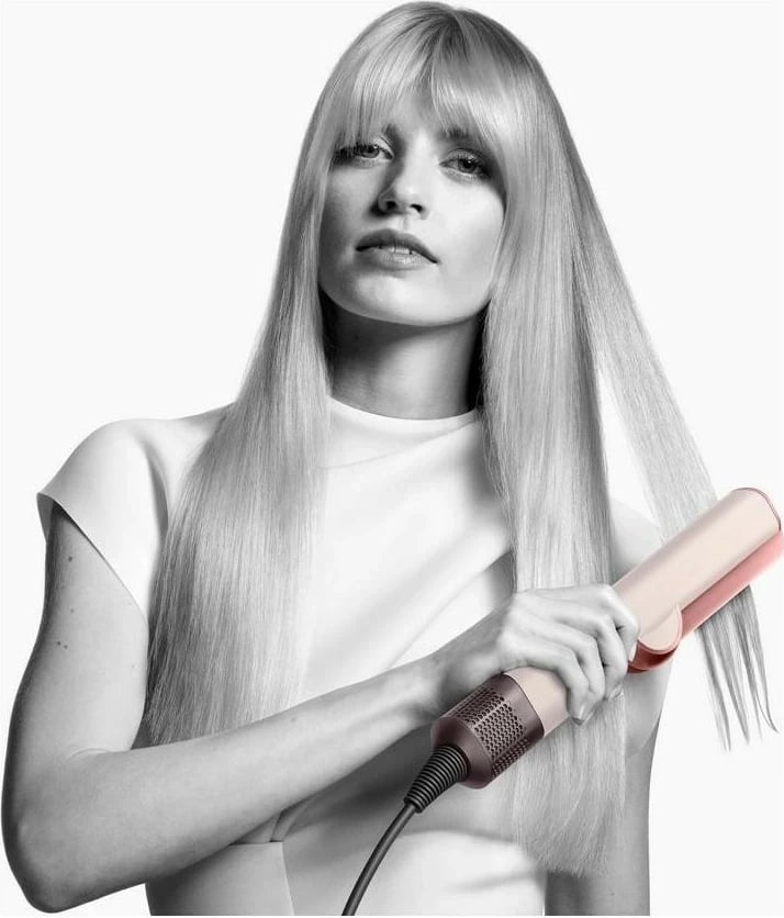 Drejtues flokësh Dyson Airstrait, pastel pink/rose gold