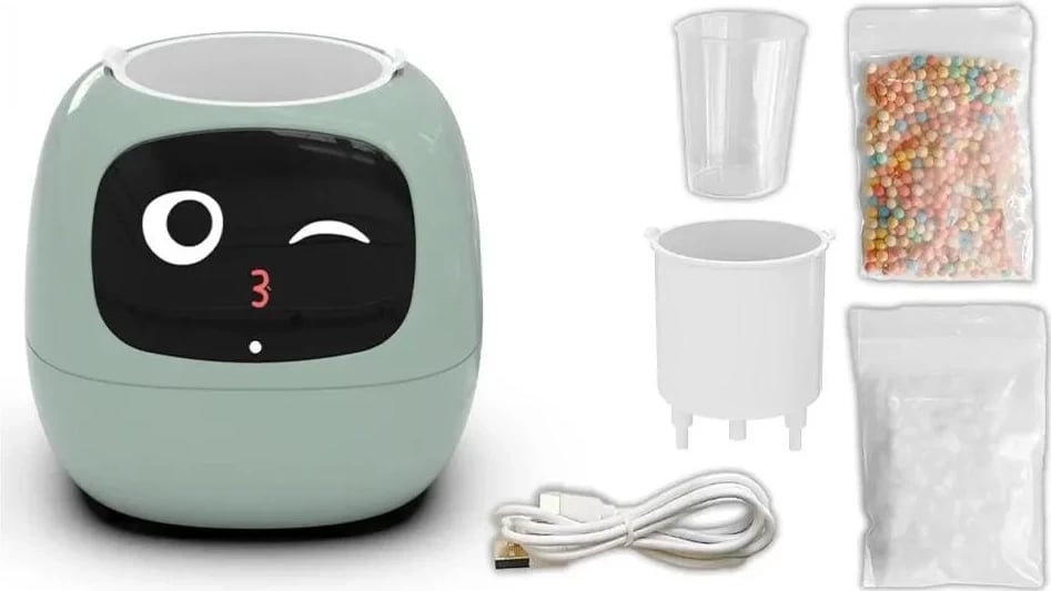 Vazo lulesh PlantsIO IVY, sistem vetë-ujitës, WiFi, jeshile