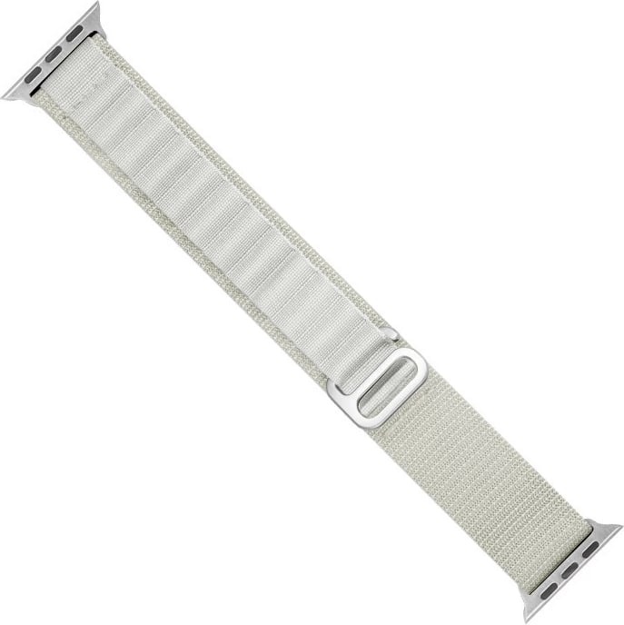 Rrip Alpine për Apple Watch Hurtel, plastikë, kapëse çeliku, argjend