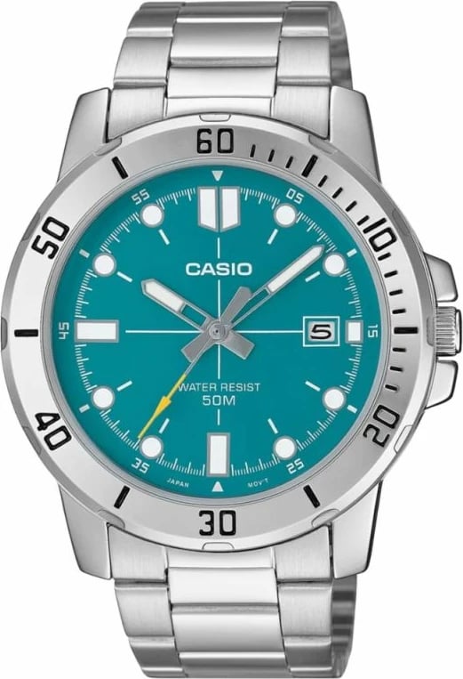 Orë dore për meshkuj CASIO, argjendtë