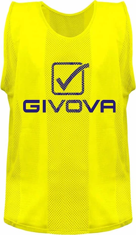 Fanellë trajnimi Givova unisex, e verdhë