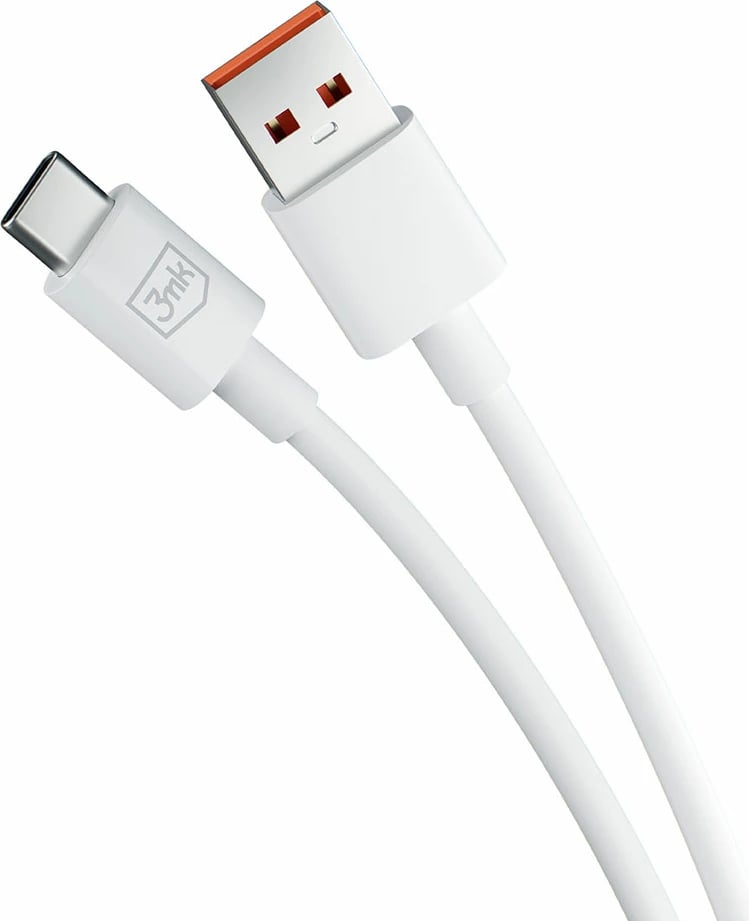 Kabllo USB-A në USB-C 3mk Hyper Cable, 1.2m, 5A, Bardhë Kabllo USB-A në USB-C 3mk Hyper Cable, 1.2m, 5A, Bardhë