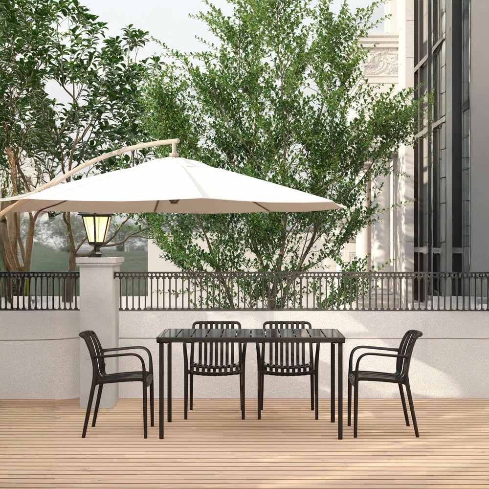 Karrige Sticky, e zezë, 55x61x81 cm