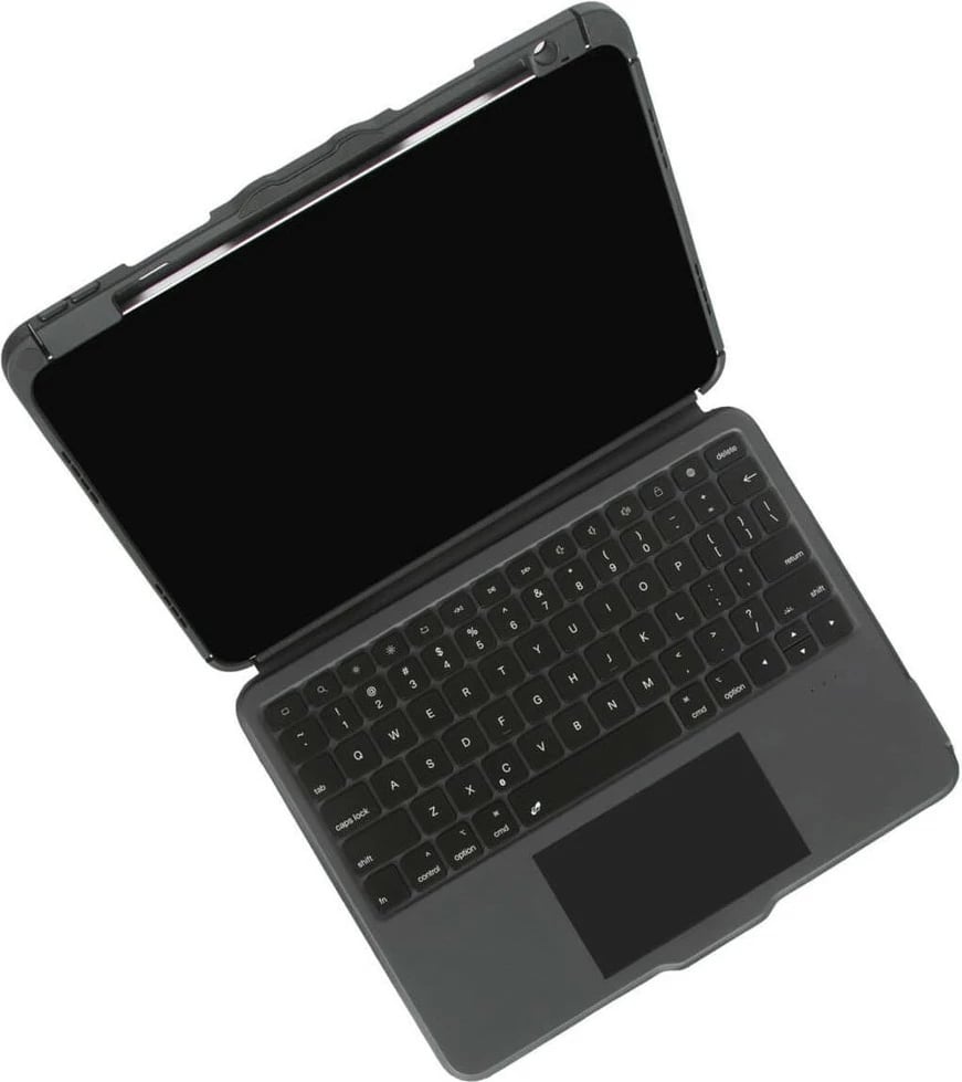 Mbështjellës me tastierë Bluetooth Targus VersaVu për iPad, Nordic, i zi