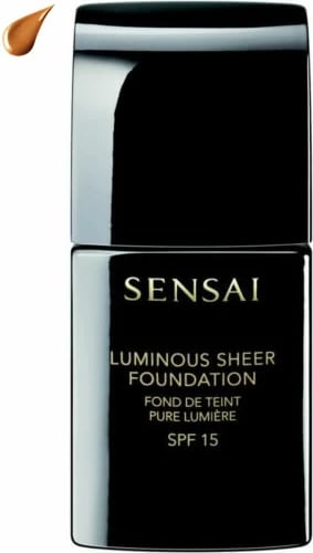 Fondatinë SENSAI Luminous Sheer Foundation SPF 15, 206 Brown Beige, 30ml