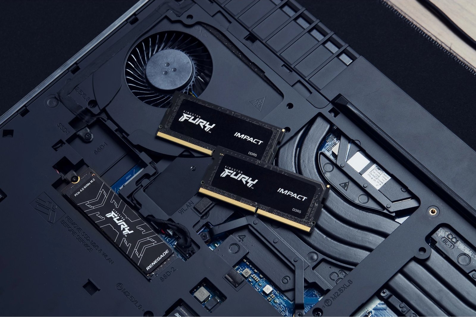 RAM Memorje Kingston FURY Impact 32GB DDR5 6000MT/s SODIMM Kit 2x, e zezë RAM Memorje Kingston FURY Impact 32GB DDR5 6000MT/s SODIMM Kit 2x, e zezë