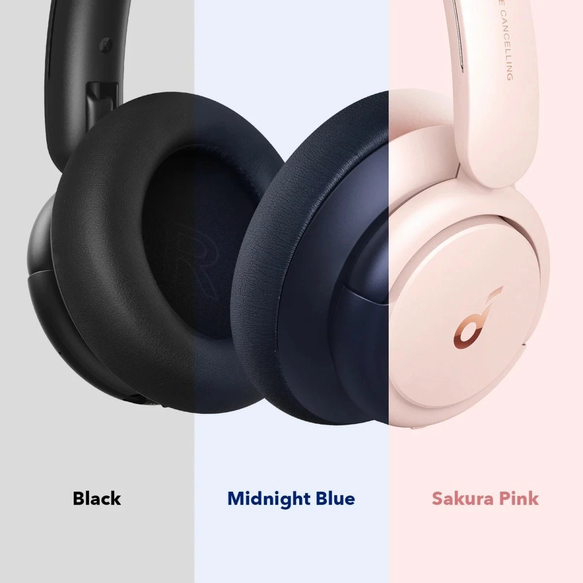 Kufje Anker SoundCore Life Q30, Bluetooth, Anulimi i zhurmës, Rozë