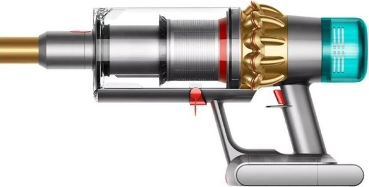 Fshesë me korrent vertikale Dyson V15 Detect Absolute Gold, pa qese, 0.76L, HEPA, e artë Fshesë me korrent vertikale Dyson V15 Detect Absolute Gold, pa qese, 0.76L, HEPA, e artë