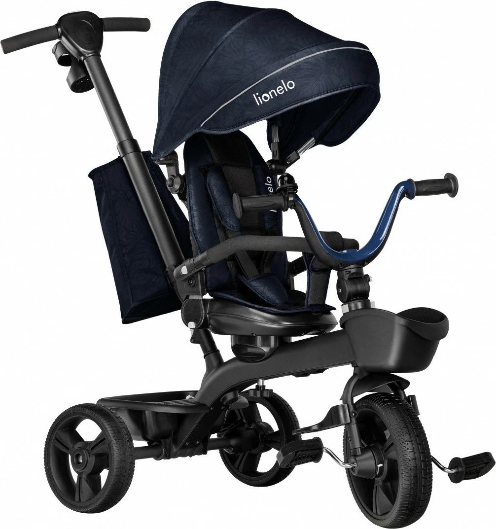 Tricikël Lionelo KORI, 2-në-1, për fëmijë, Blue Navy
