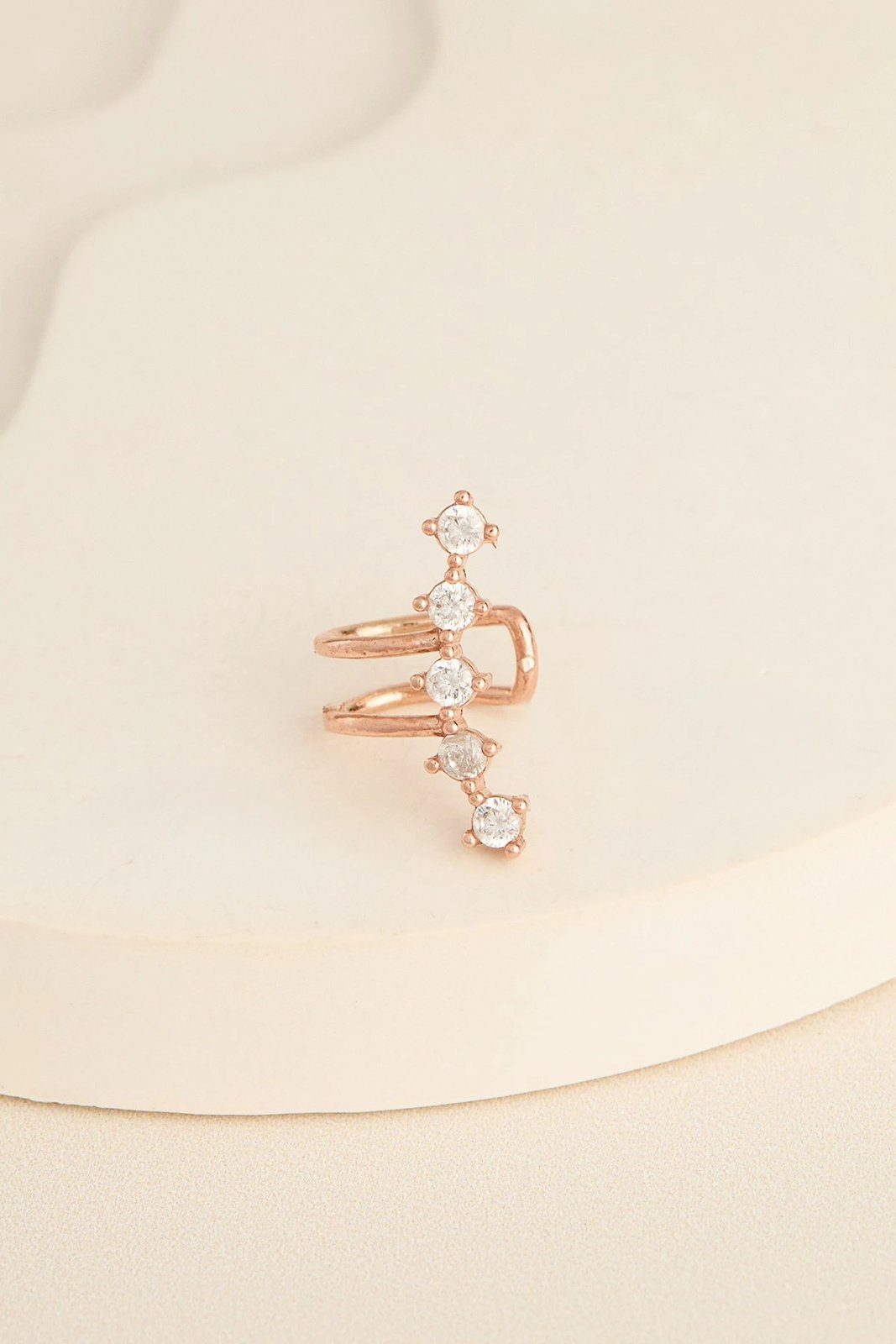 Vathë argjendi ngjyrë rozë gold Elika Silver, ELKAB92219R