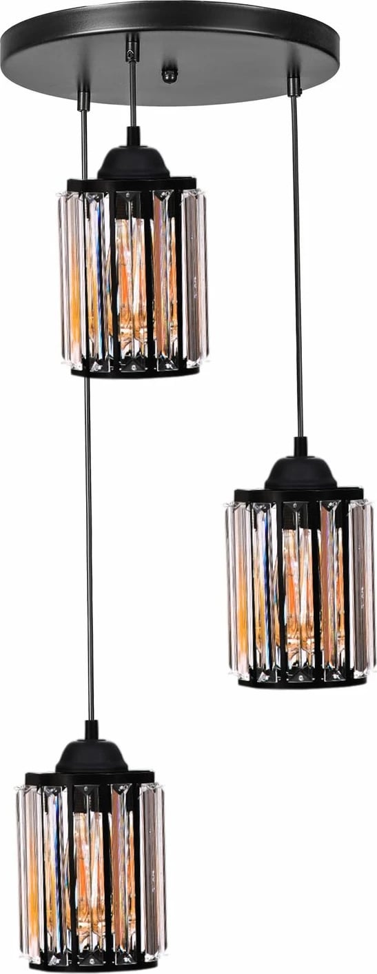 Llambë tavani Opviq, e zezë, 9040-3