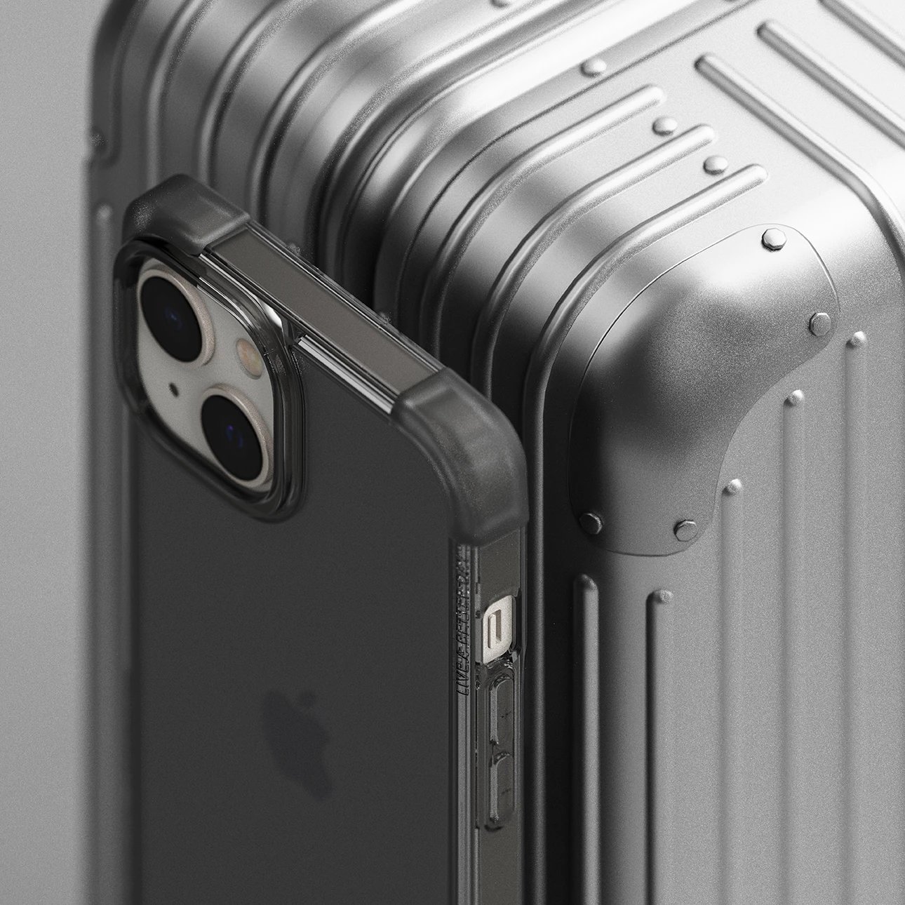 Mbështjellës Ringke Fusion Bumper për iPhone 14 Plus, gri