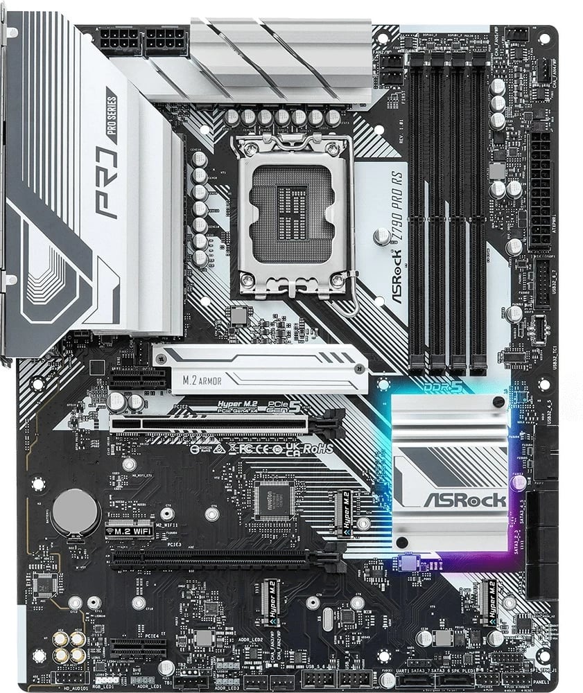 Pllakë amë Asrock Z790 Pro RS, Intel Z790 LGA, 1700 ATX
