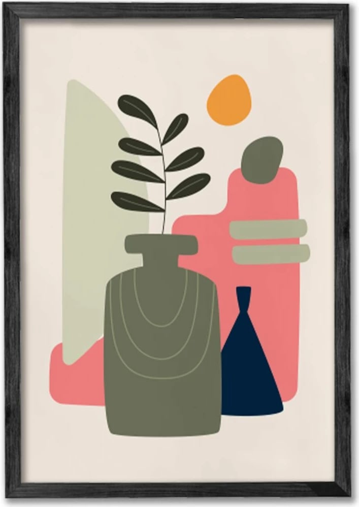 Pikturë dekorative me kornizë (3 copë), Wallity, Ersy3Syhcrv21