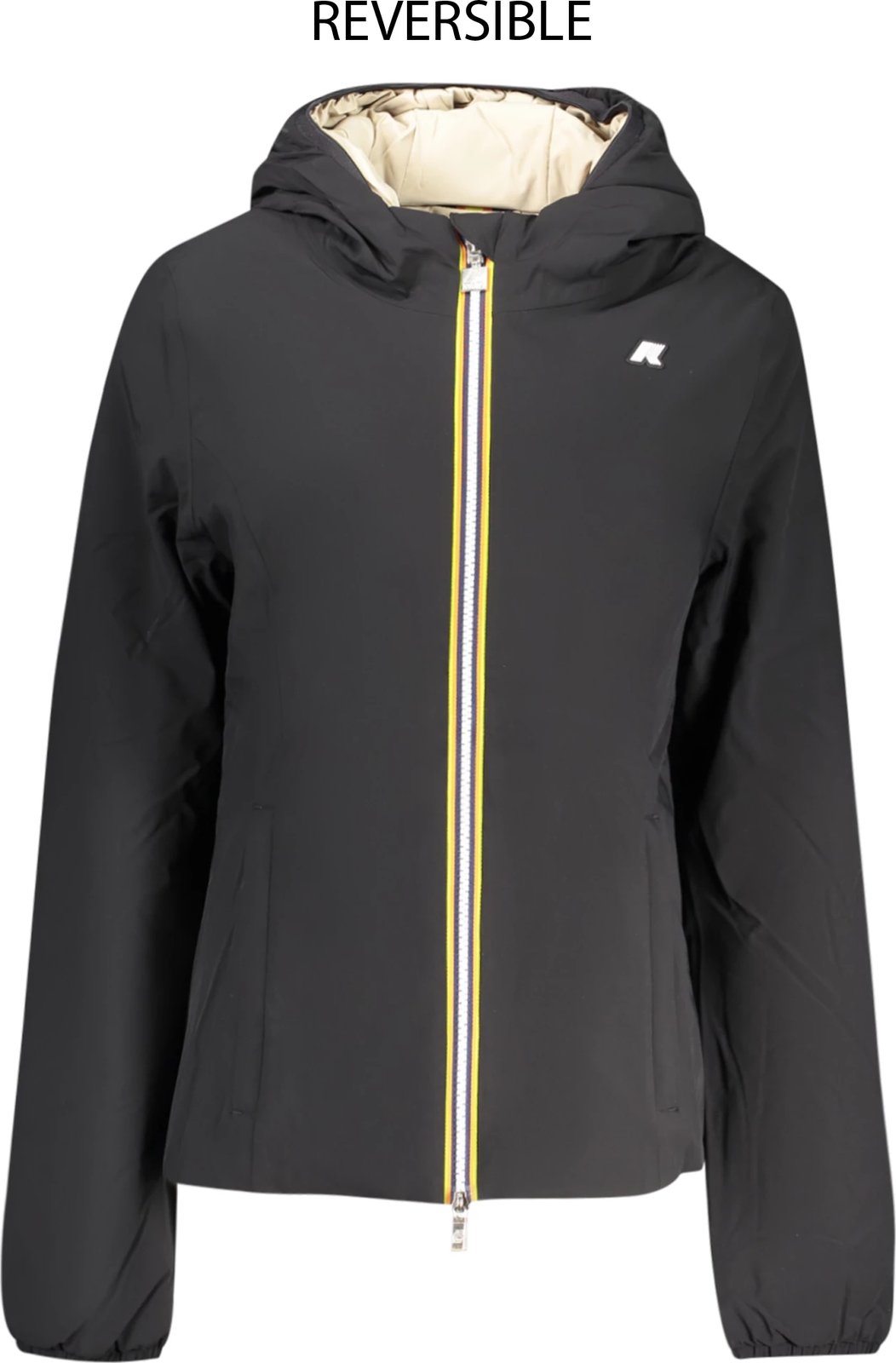 Jakne K-WAY femra, e zezë