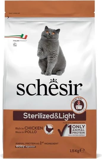 Ushqim për mace Schesir, 1.5kg