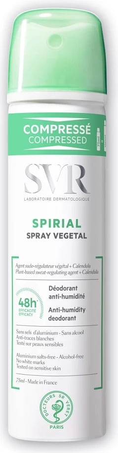 Deodorant spray për femra SVR Spirial Spray Vegetal 75ml