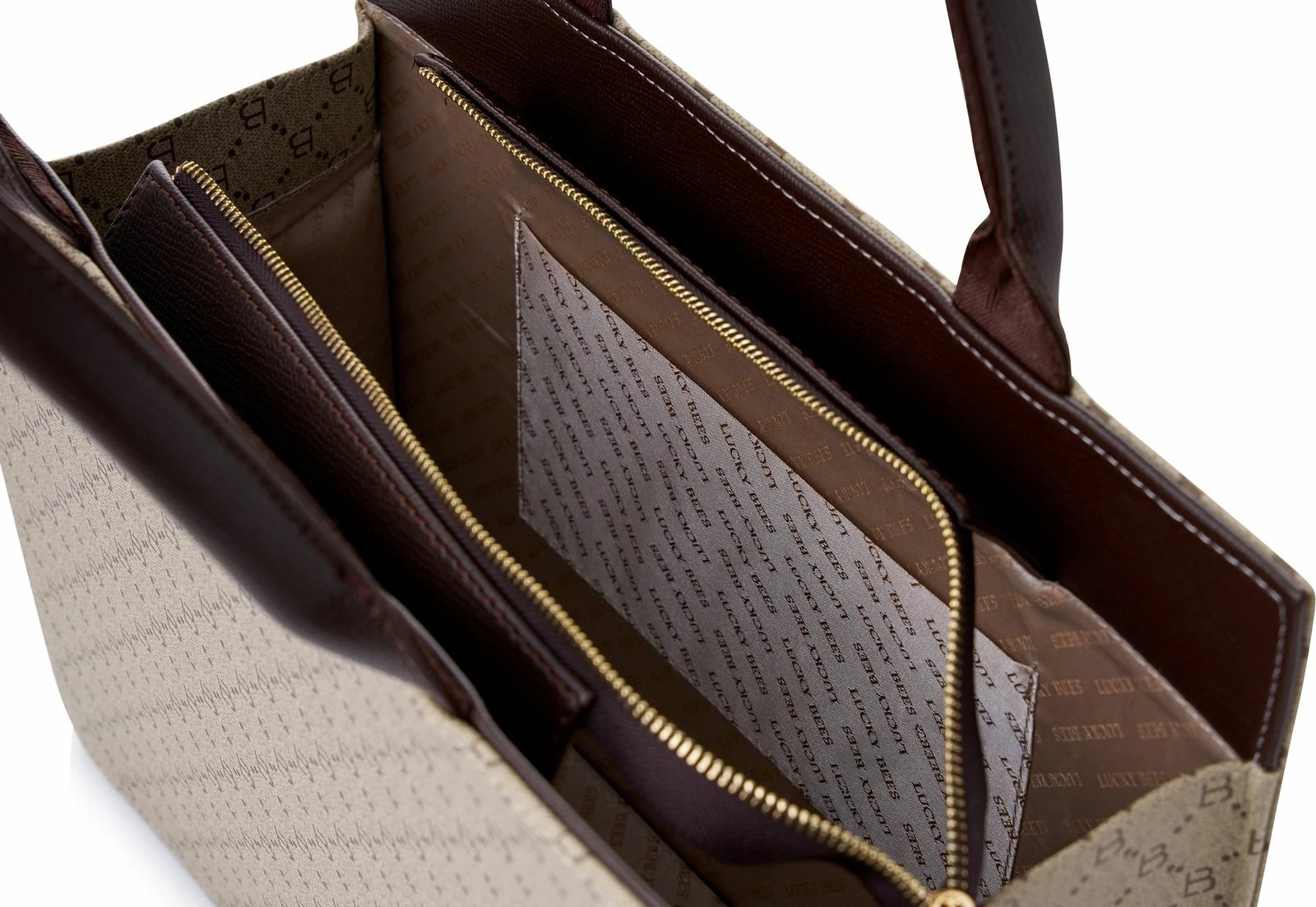 Torbë tote Lucky Bees, krem, Mira