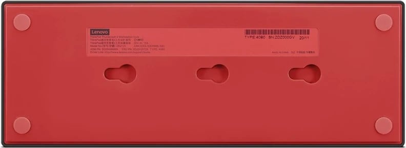 Lenovo Port Replicator 40B00300EU, i zi / kuq
