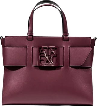 Çantë Armani Exchange, femra, e purpurtë