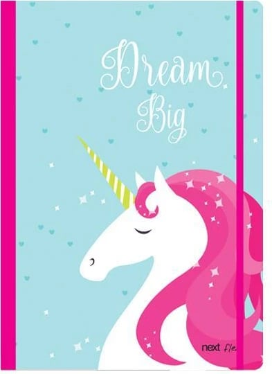 Fletore fleksibile Next Trend Unicorn, 17x25cm, 160 faqe
