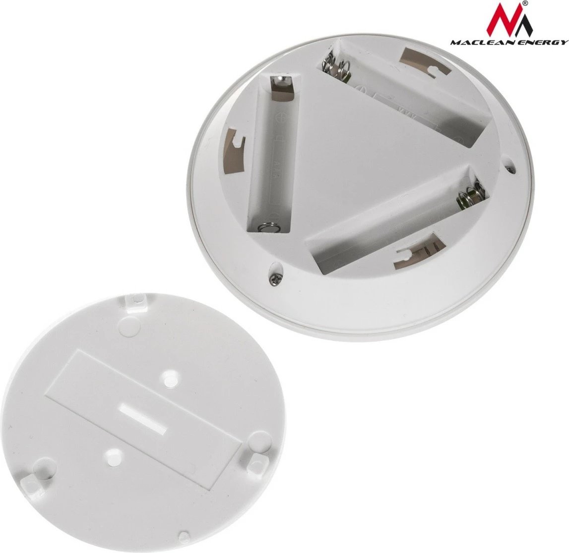 Set llambash LED me telekomandë, Maclean MCE165, rregullim ndriçimi dhe timer 30 min, me bateri 3xAAA, e bardhë, set 6 copë