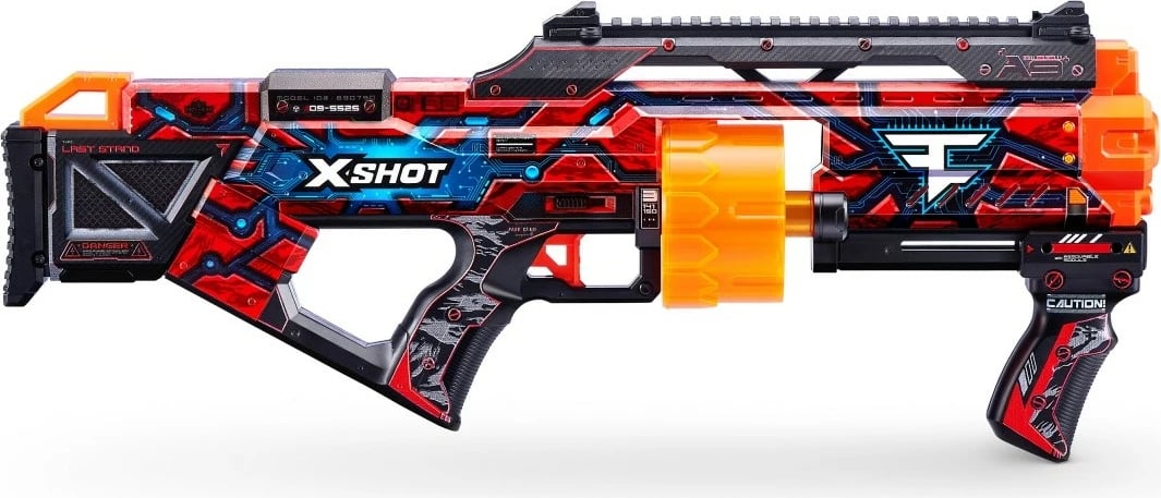 Blaster lodër ZURU X-Shot Skins Last Stand FaZe Clan me 16 shigjeta, shumëngjyrëshe
