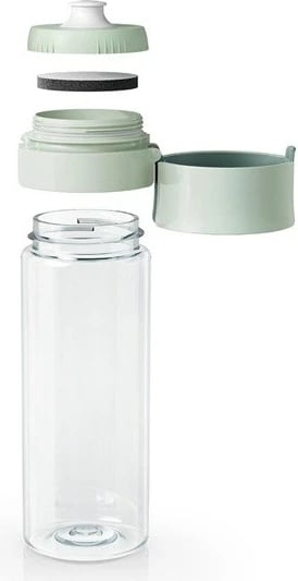 Shishe uji me filtër BRITA Vital 0.6L, jeshile pastel, 2 copë