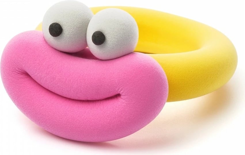 Set plasteline Hey Clay Bijou Alien Rings, Tm Toys, 3 kanaçe, 6 ngjyra, për fëmijë