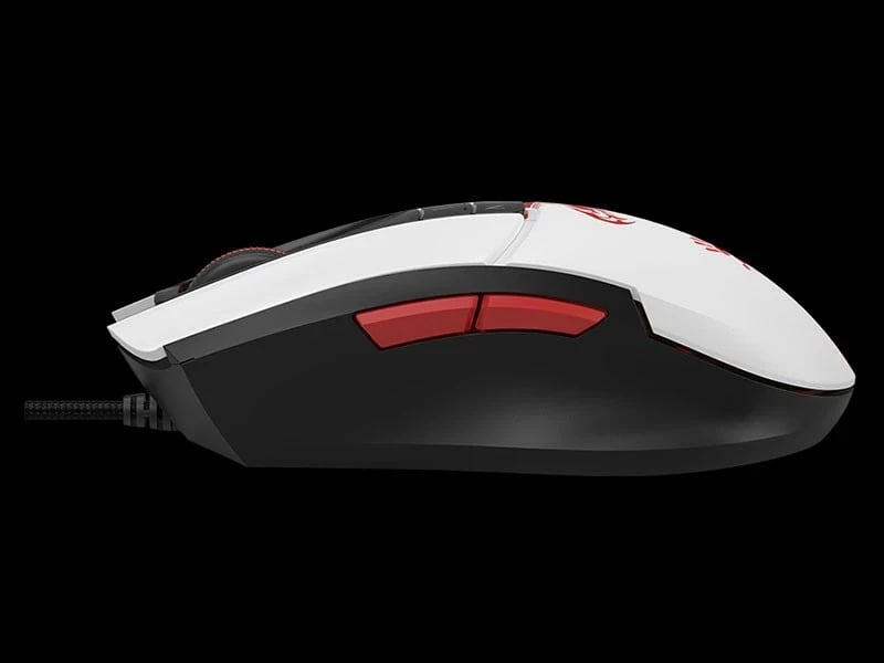 Maus A4-Tech Bloody W95Max USB, për lojtarë, ngjyrë bardhë e zezë
