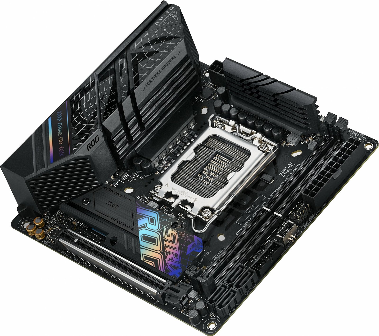 Pllakë amë ASUS ROG STRIX B760-I GAMING WIFI, Intel, LGA 1700, DDR5-SDRAM, 64 GB