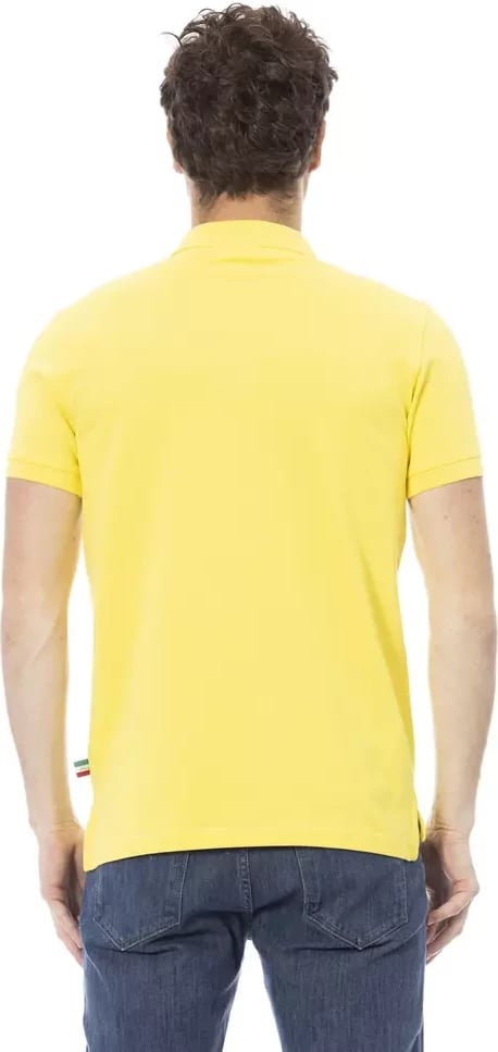 Maicë polo për meshkuj Baldinini Trend, e verdhë