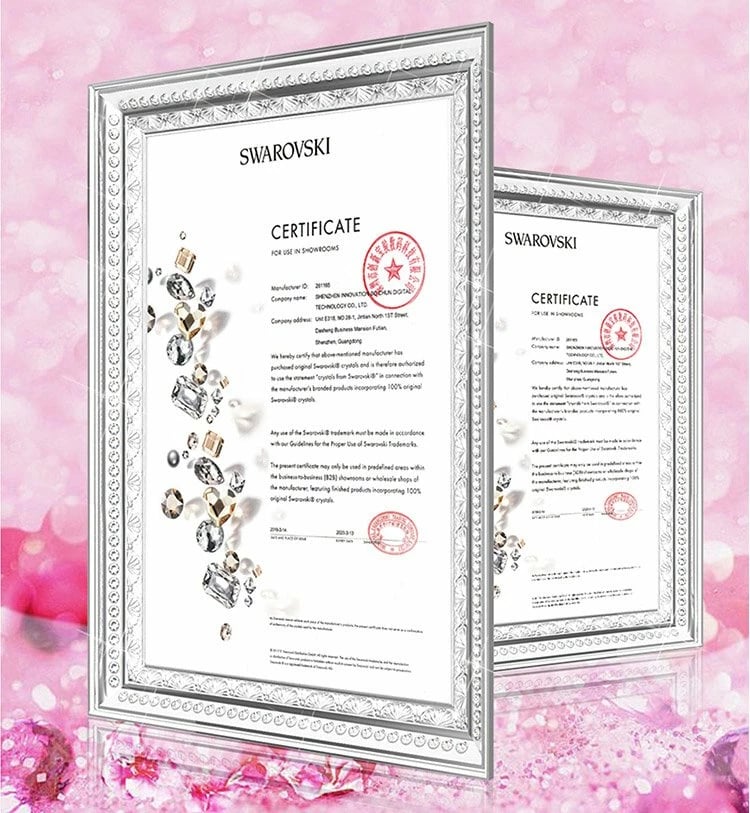 Mbështjellës Kingxbar Angel me pasqyrë dhe kristale Swarovski për iPhone 11 Pro Max, Transparent/Kuq Mbështjellës Kingxbar Angel me pasqyrë dhe kristale Swarovski për iPhone 11 Pro Max, Transparent/Kuq