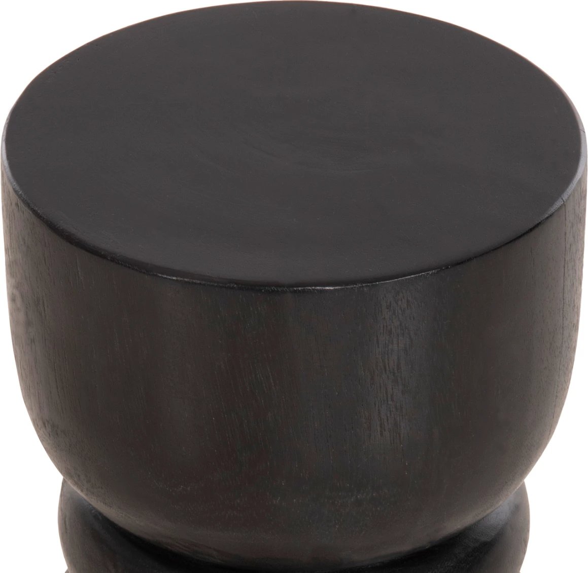 Karrige për bar BELLO FH9900.02, dru Suar i fortë, ngjyrë e zezë, Φ28x45H cm