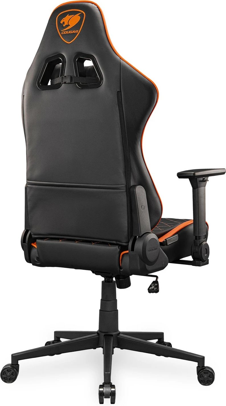 Karrige gaming Cougar Armor One V2, e zezë/portokalli