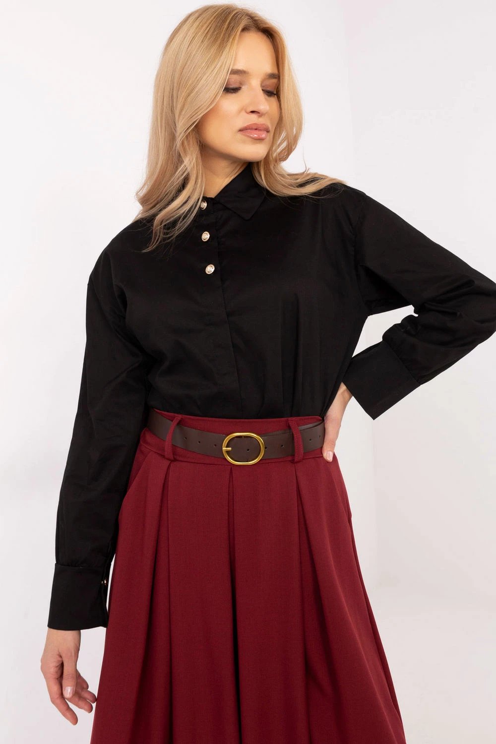 Maicë për femra Italy Moda 204367, e zezë