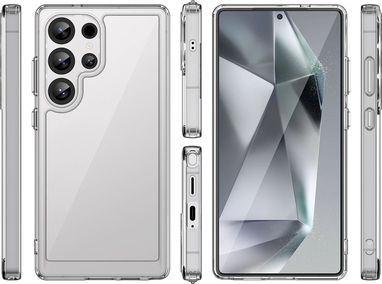 Mbështjellës Hurtel Outer Space Case për Samsung Galaxy S25 Ultra, Transparent
